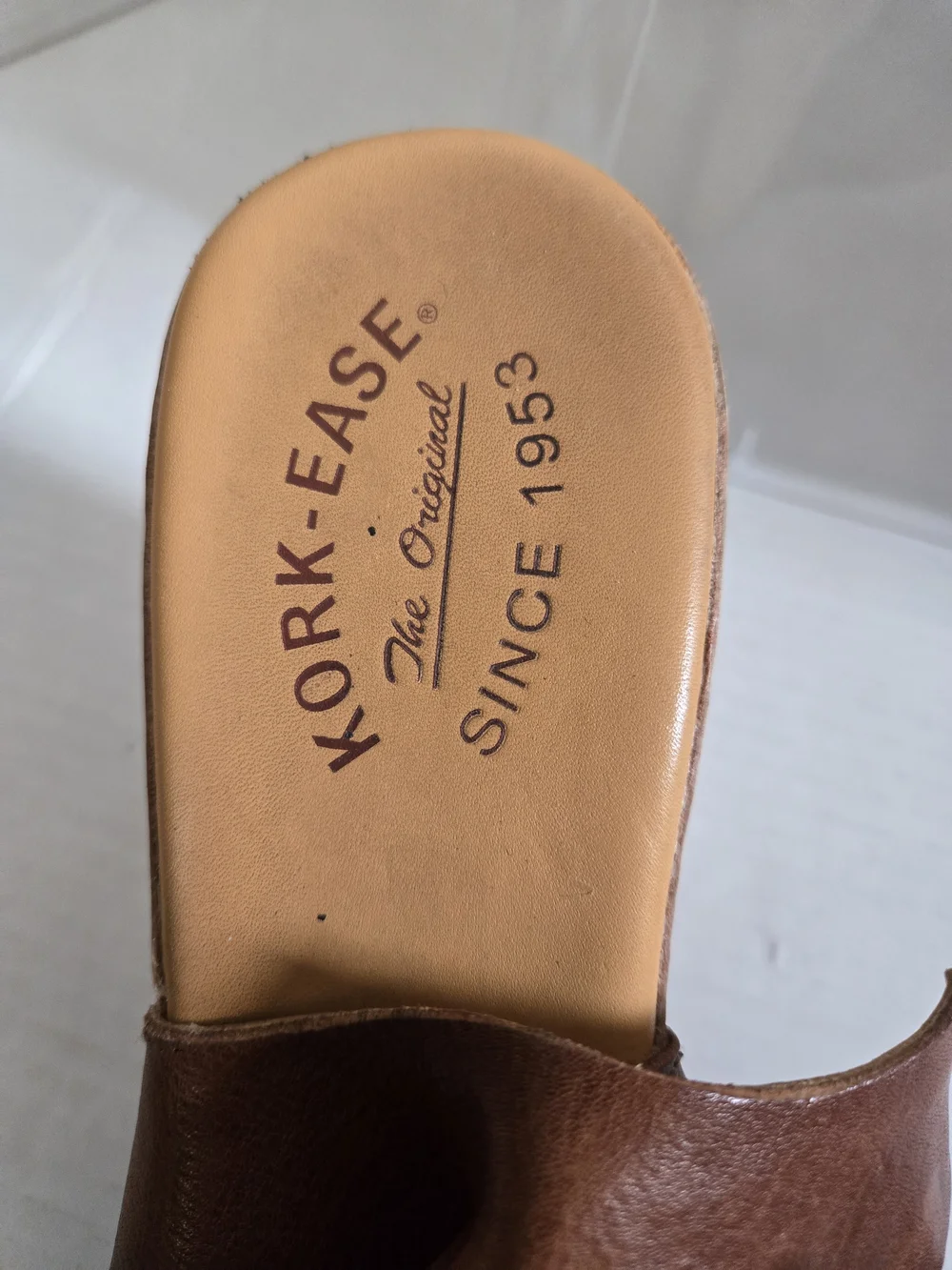 Kork-Ease Brown Leather Wedge Sandals - Women's